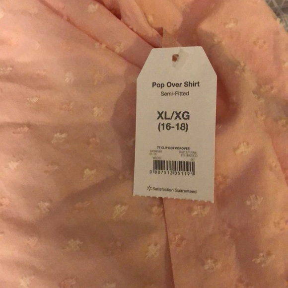 NWT Time and Tru Pop Over Top - Picture 2 of 2